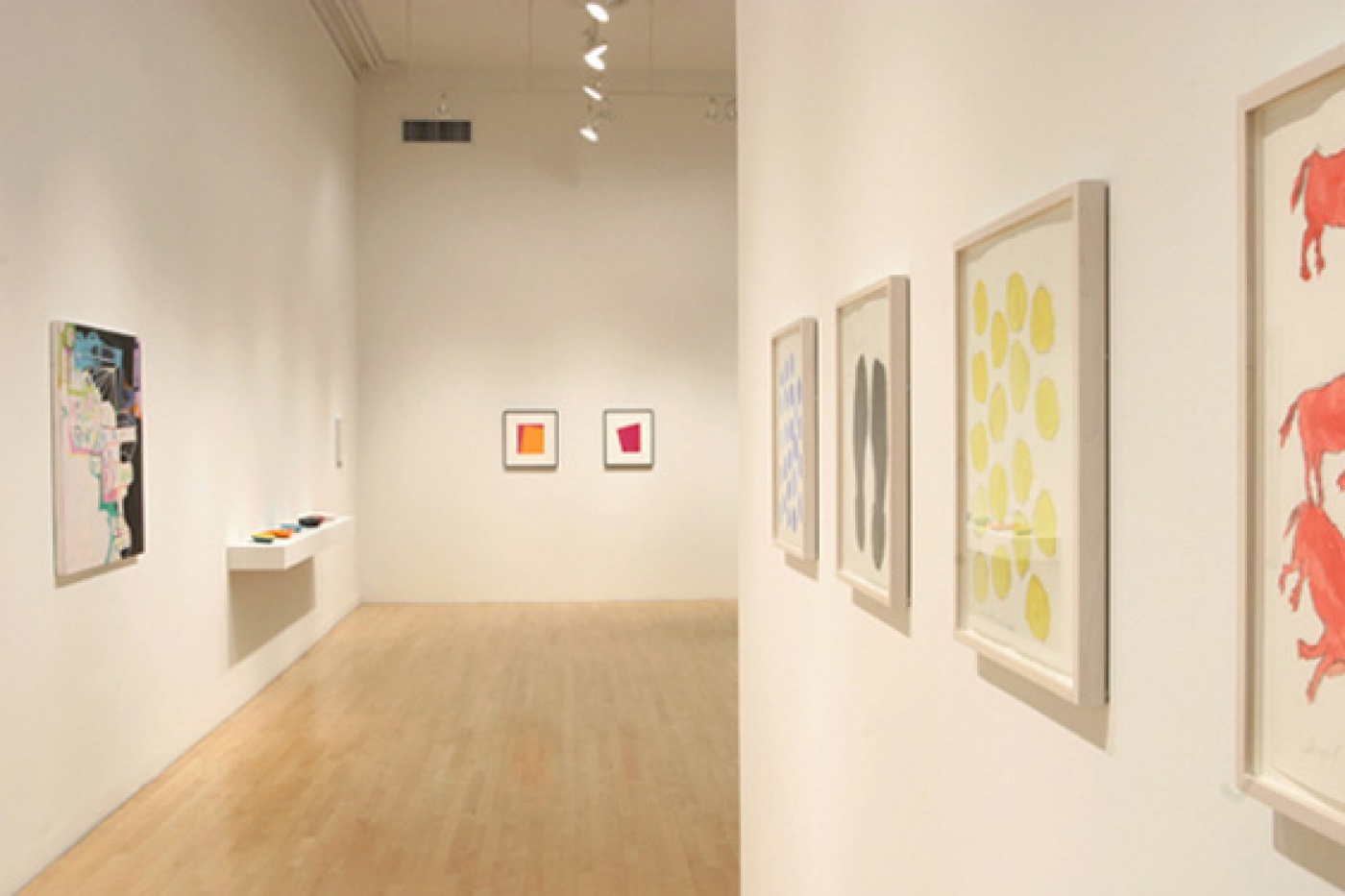 installation view of exhibition