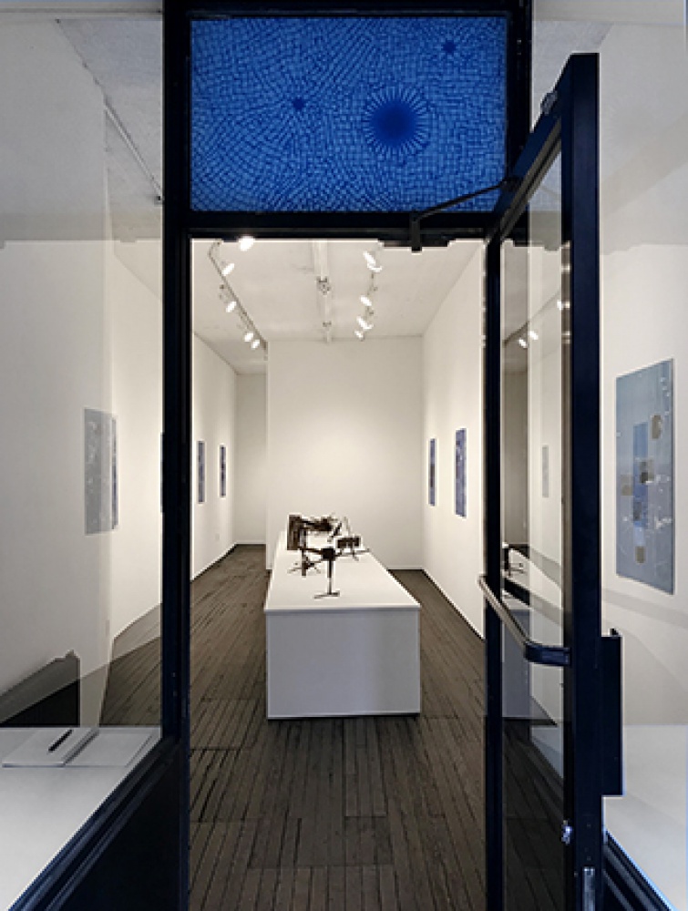 installation view of exhibition into the gallery