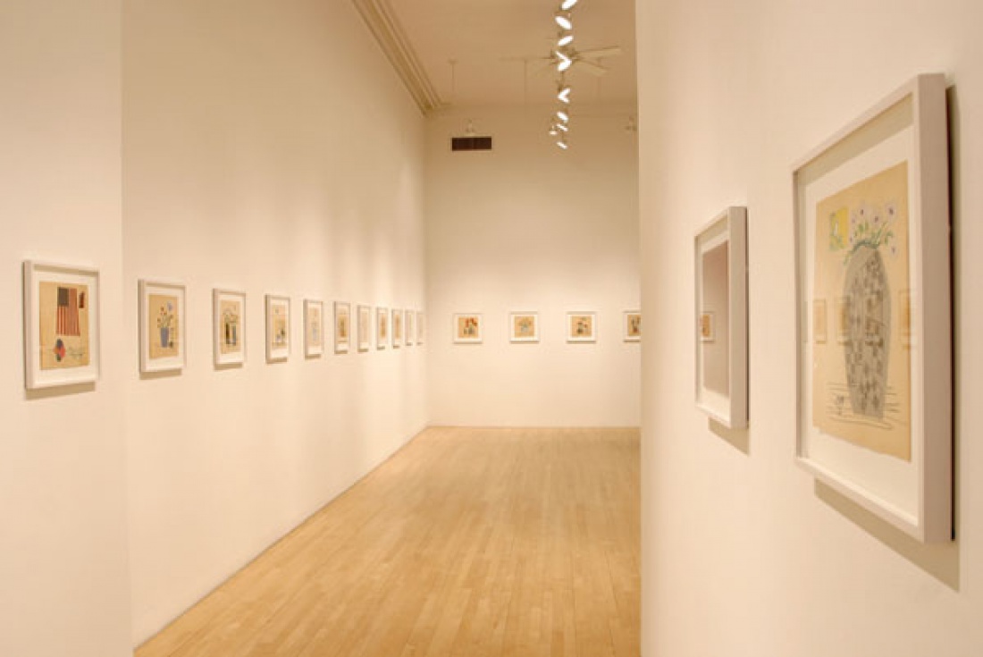 installation view of exhibition