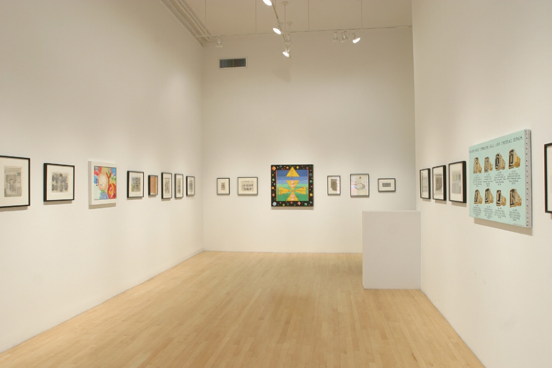 installation view of exhibition