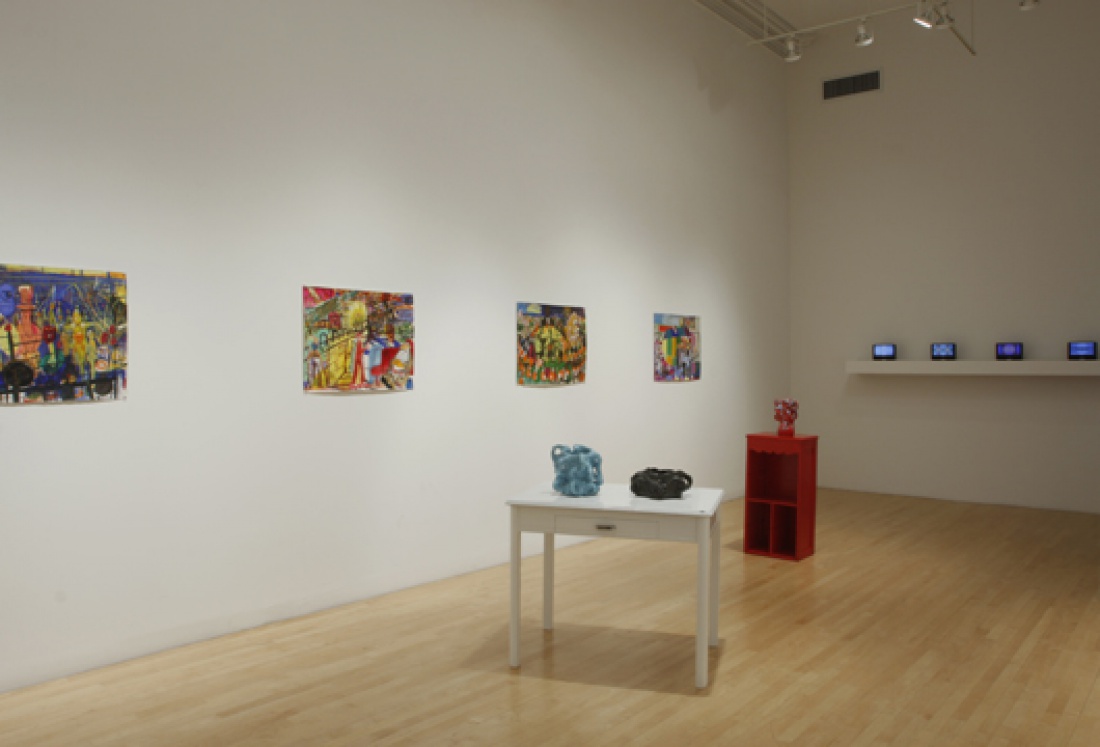 installation view of exhibition