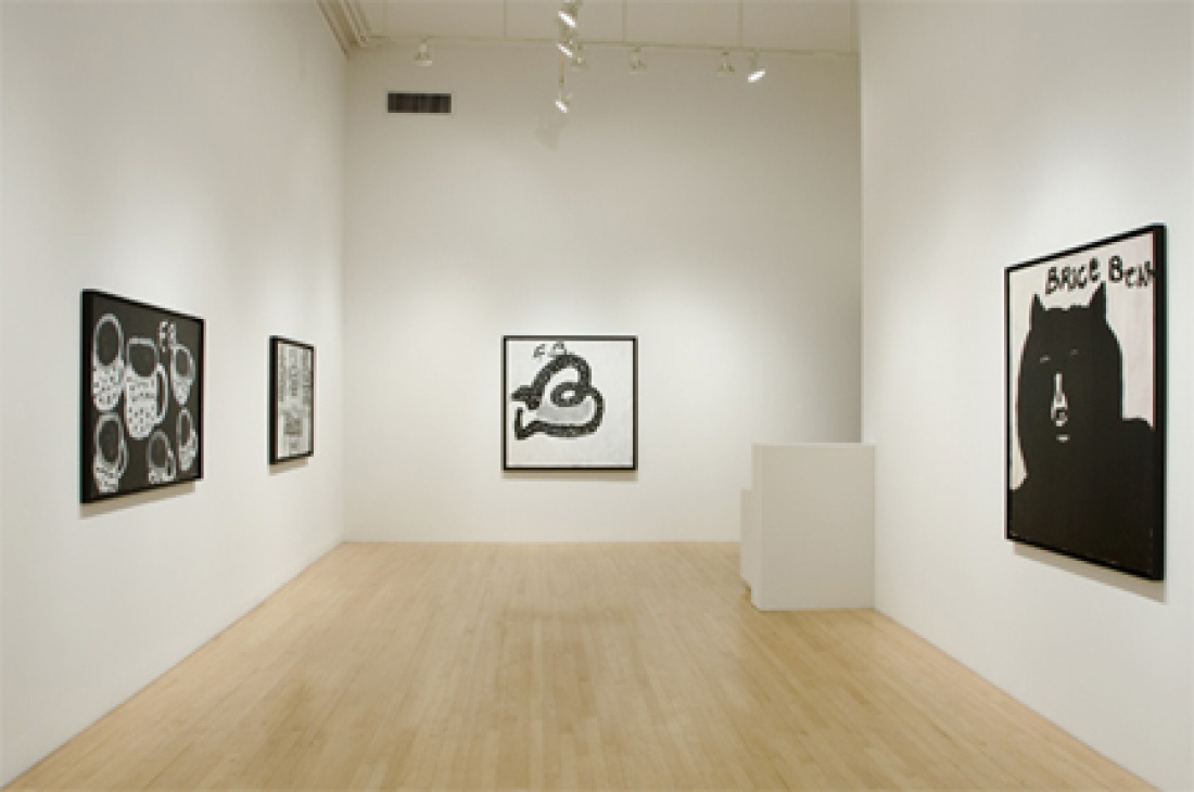 installation view of exhibition