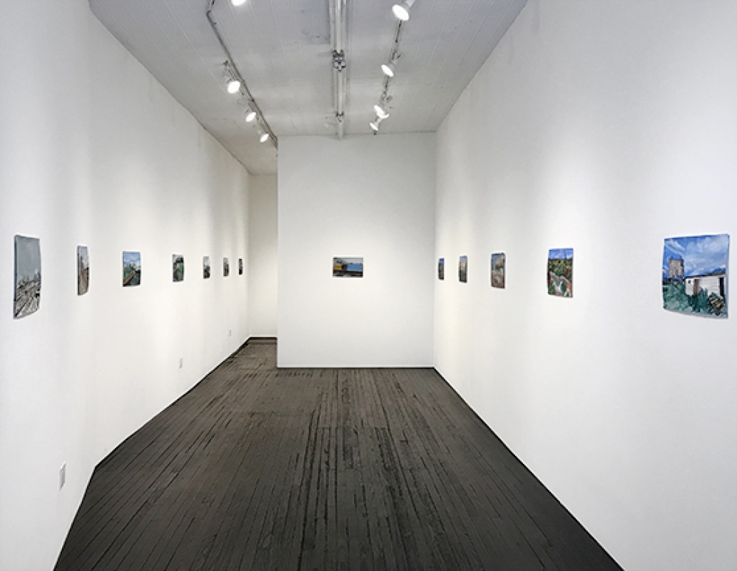 installation view of exhibition