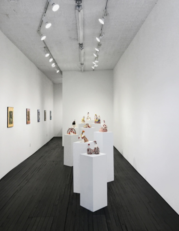 installation view of exhibition