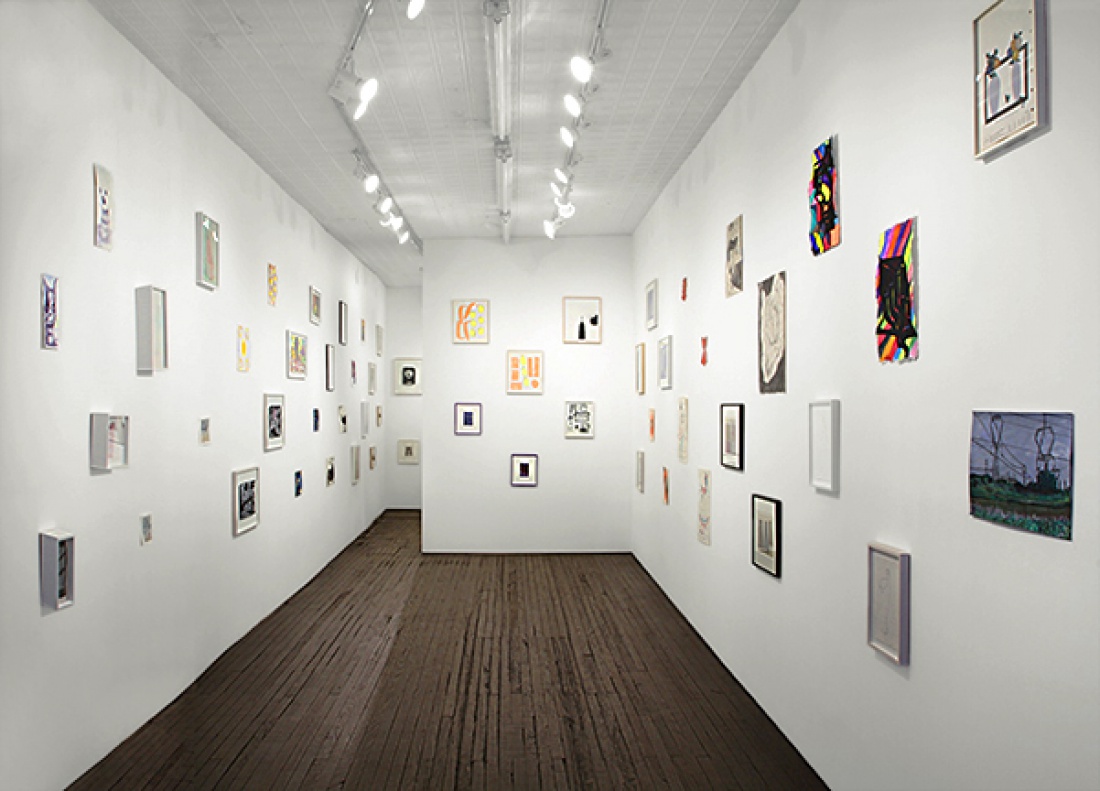 installation view of exhibition