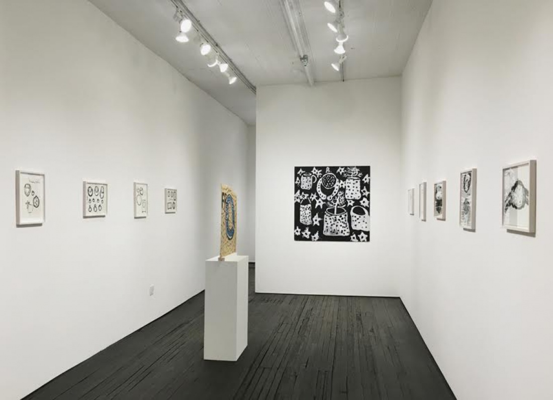 installation view of exhibition