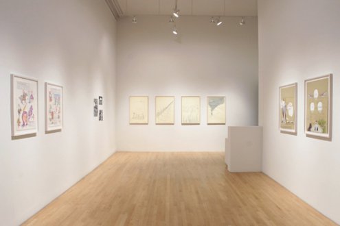 installation view of exhibition