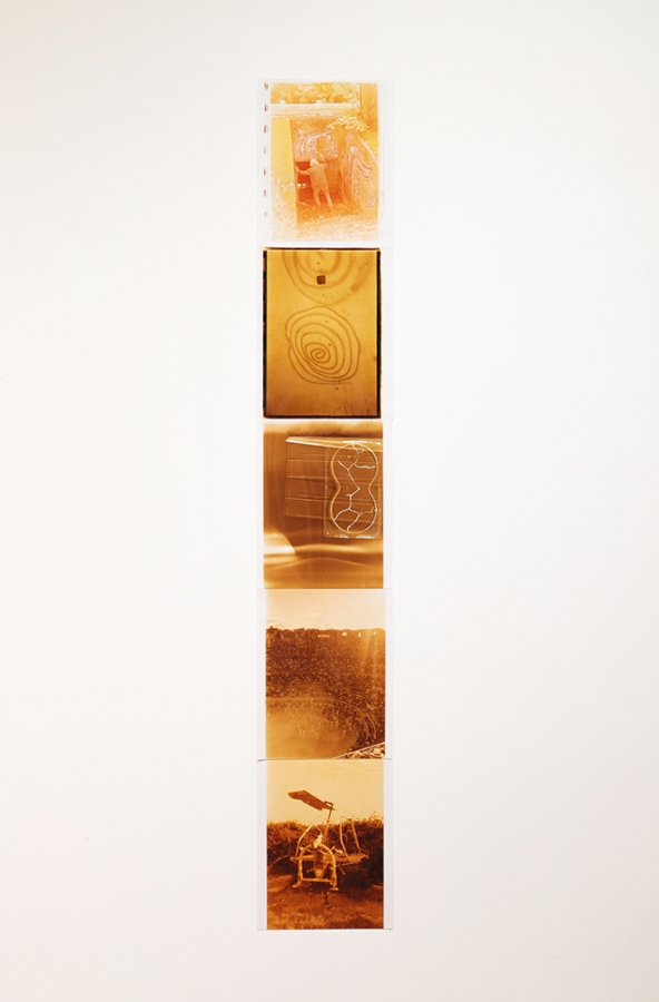 stack of 5 abstract photographs