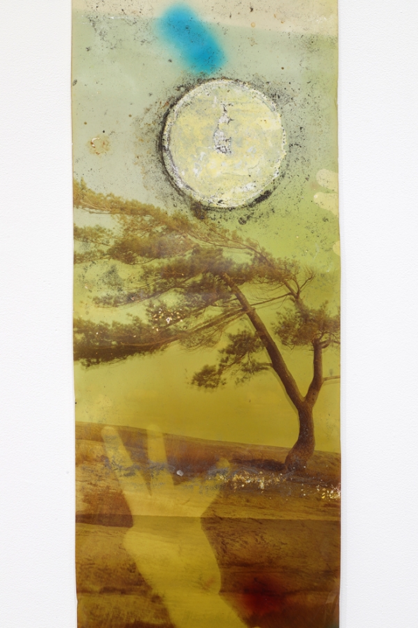 detail image of abstract photo with hand