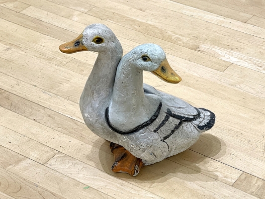 cement two headed duck