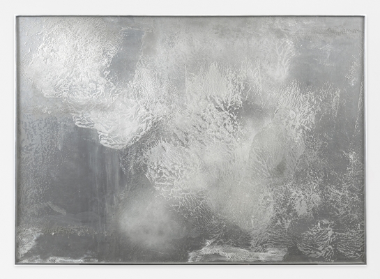 silver rectangle painting clouds