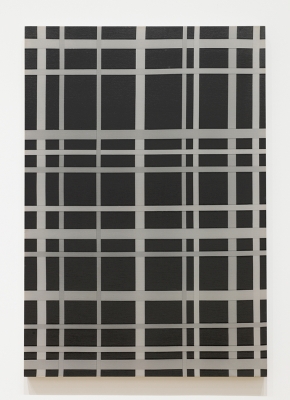  black and white grid photo painting