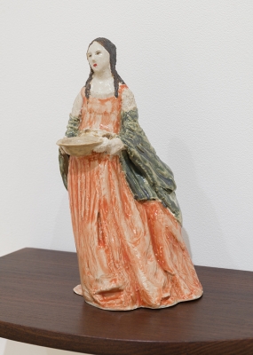 figure with red dress