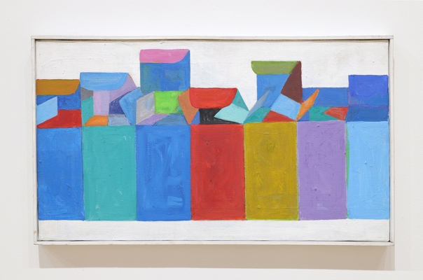 painting of colorful boxes