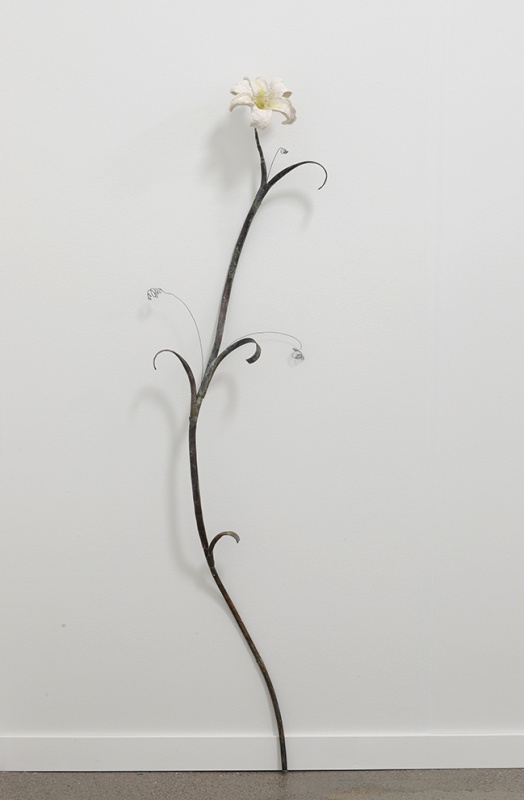 Mary Carlson sculpture of lily flower