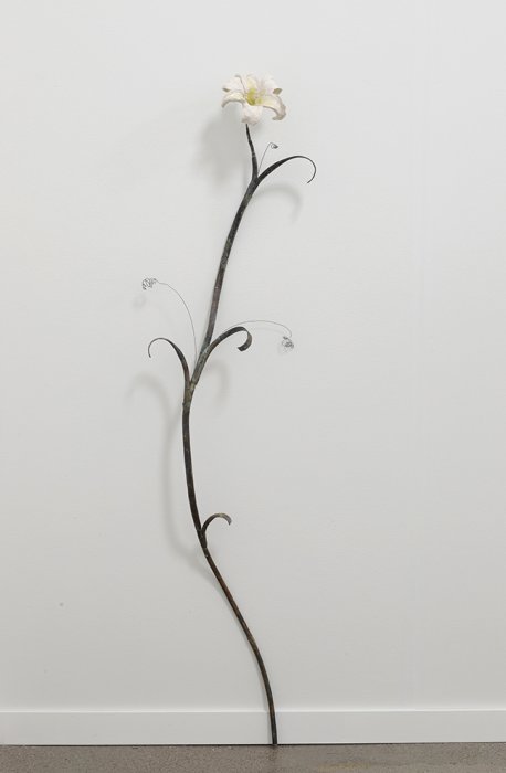 Mary Carlson sculpture of lily flower